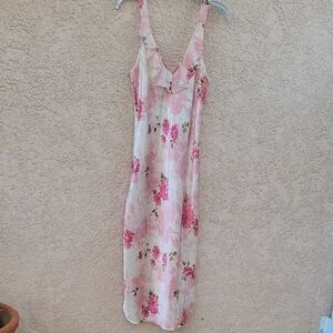 Private Luxuries Vintage Floral Pink and Cream lace Size M